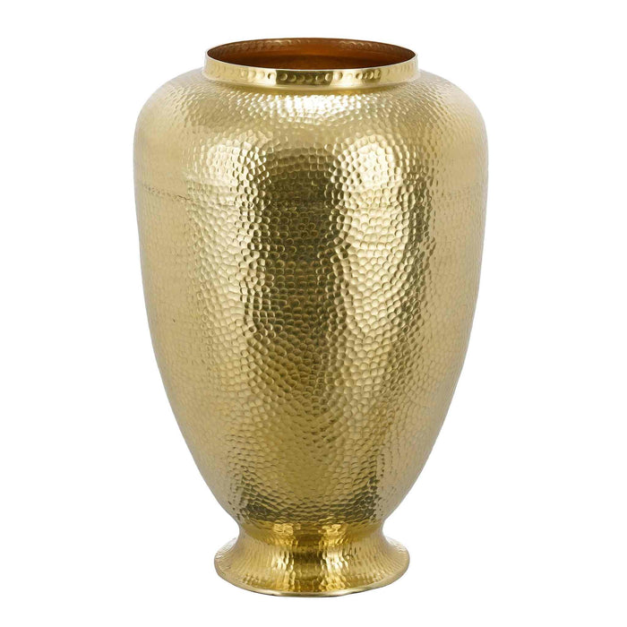 Mica Decorations Vaas Randy - 32x32x46 cm - Aluminium - Goud