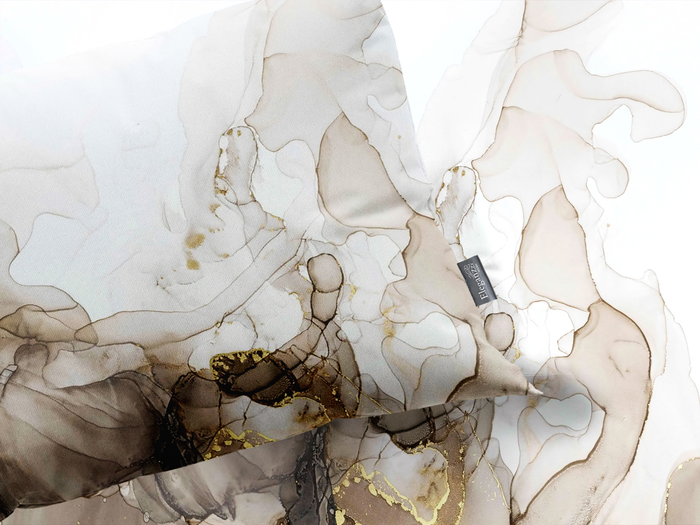 Eleganzzz Dekbedovertrek Micropercal Flowing Serenity - soft beige