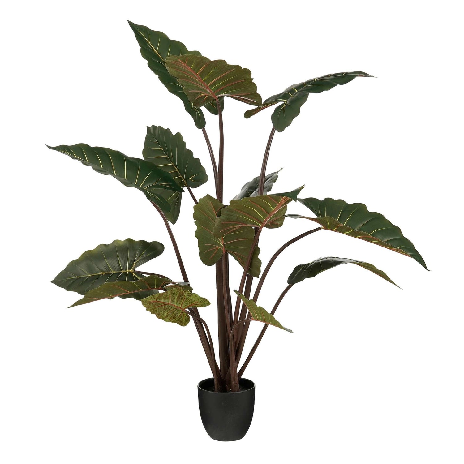 Mica Decorations Kunstplant Alocasia - 60x60x140 cm - Polyester - Groen