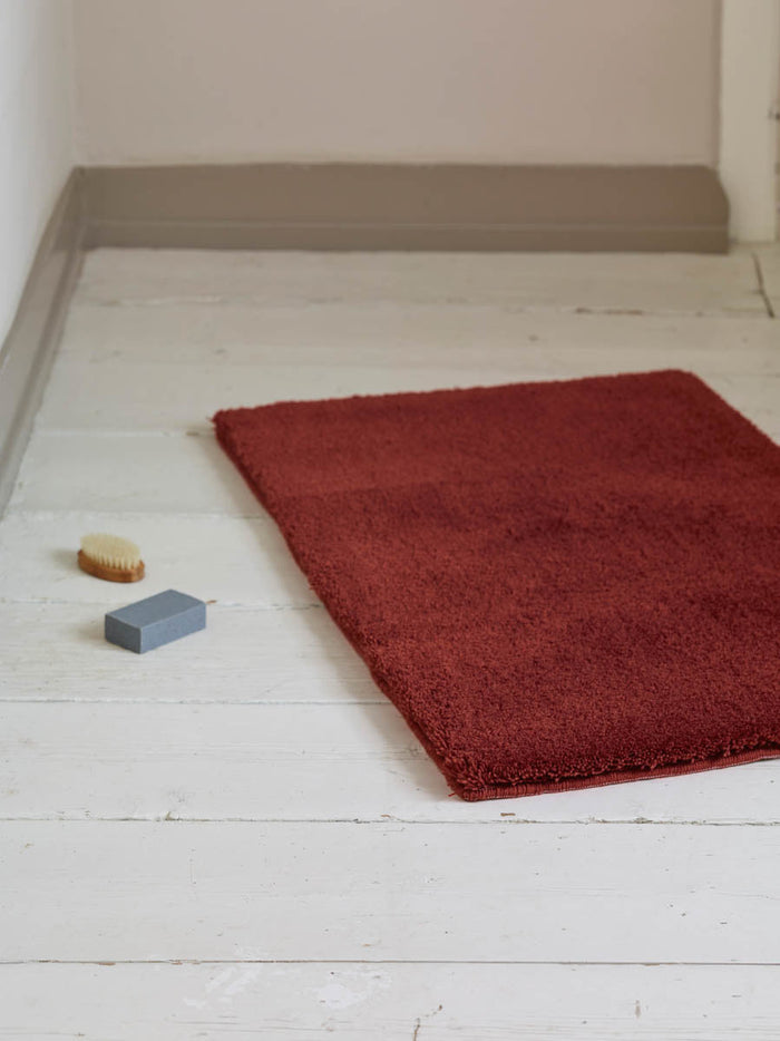 Badmat Bela | 60 x 60 cm | Rood | Oranje | Acryl
