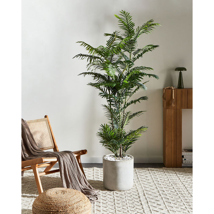 Beliani-PALM TREE-Kunstplant-Groen-180 cm-Synthetisch materiaal