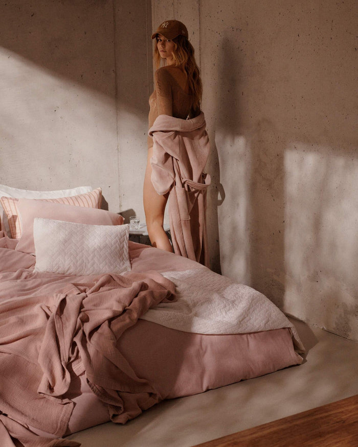 Pure 66 Dekbedovertrek Sepia Pink | 240 x 200|220 cm | Roze