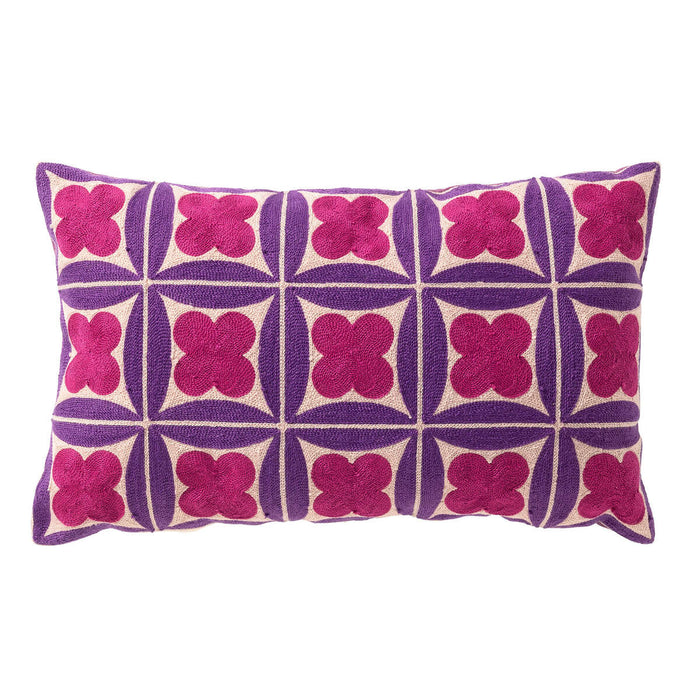 Dutch Decor sierkussen CLOVER - 30x50 cm Deep Lavender