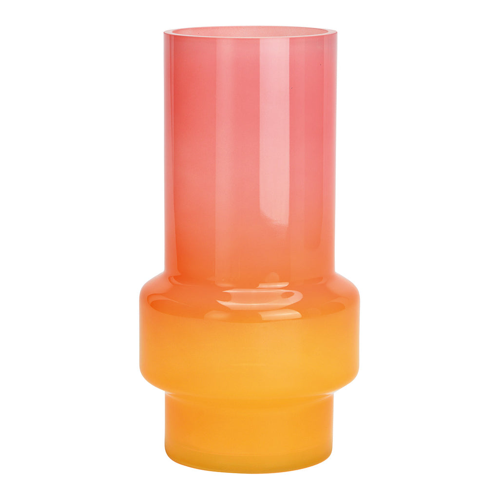 SVJ Vaas Summer - 13x13x25 cm - Glas - Roze