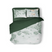 Eleganzzz Dekbedovertrek Micropercal Floral Whispers - green