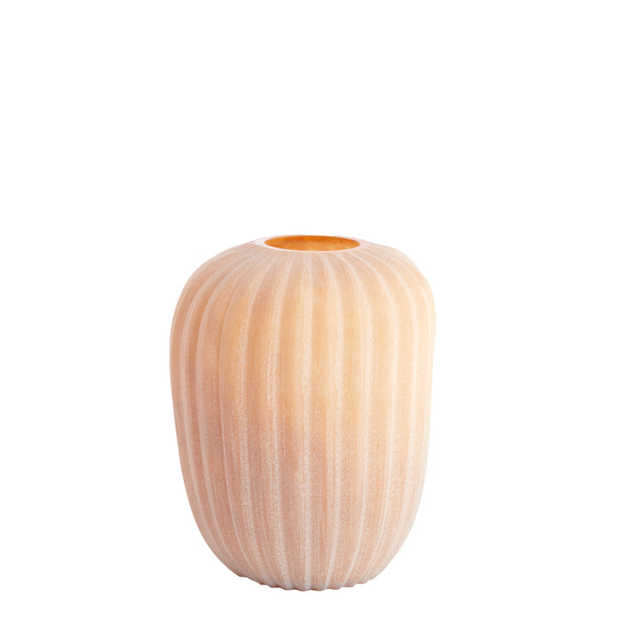 Light & Living Light&living Vaas Ø29x38 cm ARAGON glas okergeel