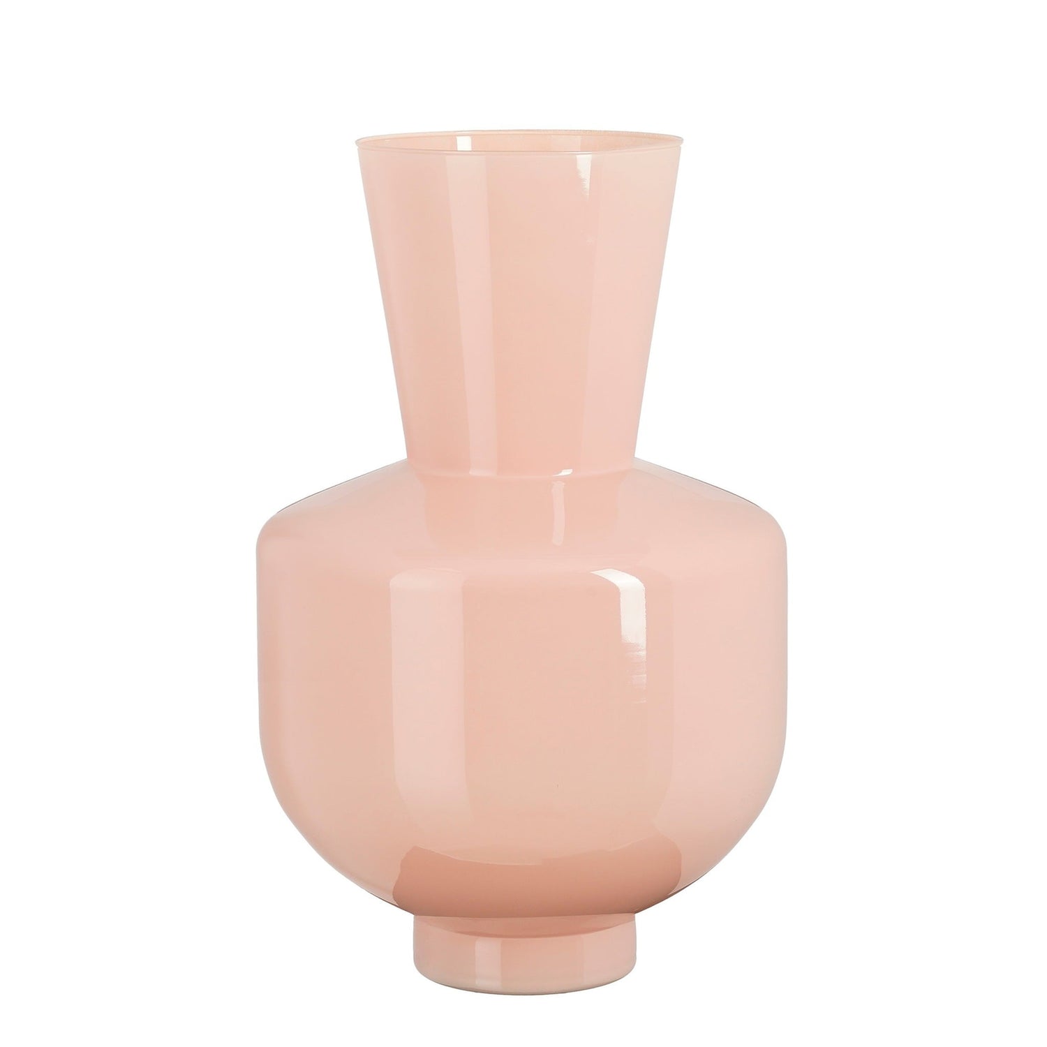 Mica Decorations Vaas Judy - 28x28x45 cm - Glas - Roze