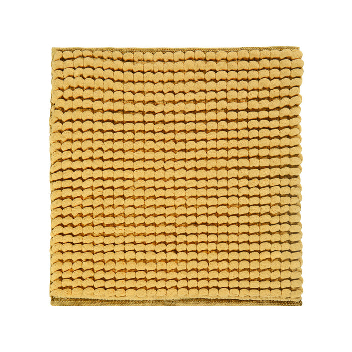 Axel Badmat Ochre | 60x60 cm | Geel | Goud | Katoen | Polyester