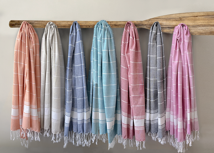 Eleganzzz Hamamdoek 90x180cm - orange