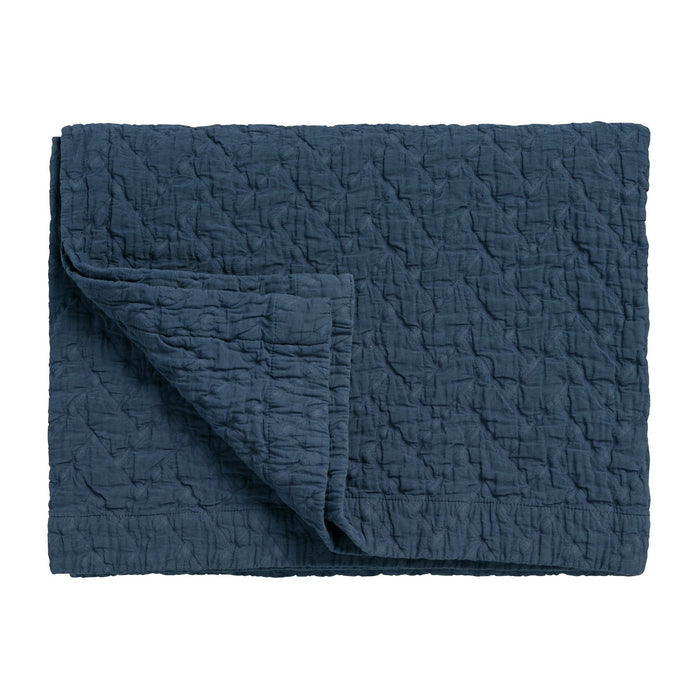 Pure Sprei Blue Ink | 260 x 260 cm | Blauw | Katoen