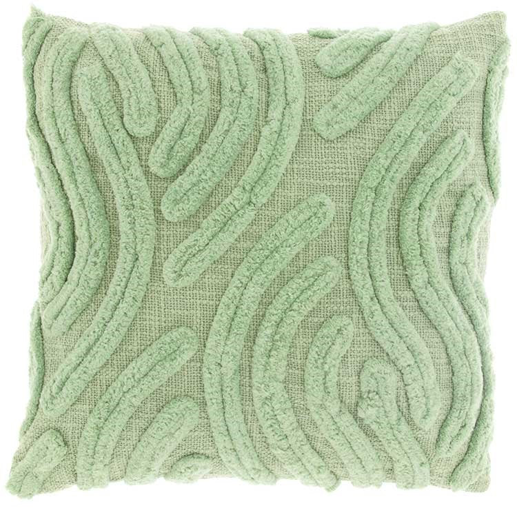 Unique Living - Kussen Paros - 45x45cm - theegroen