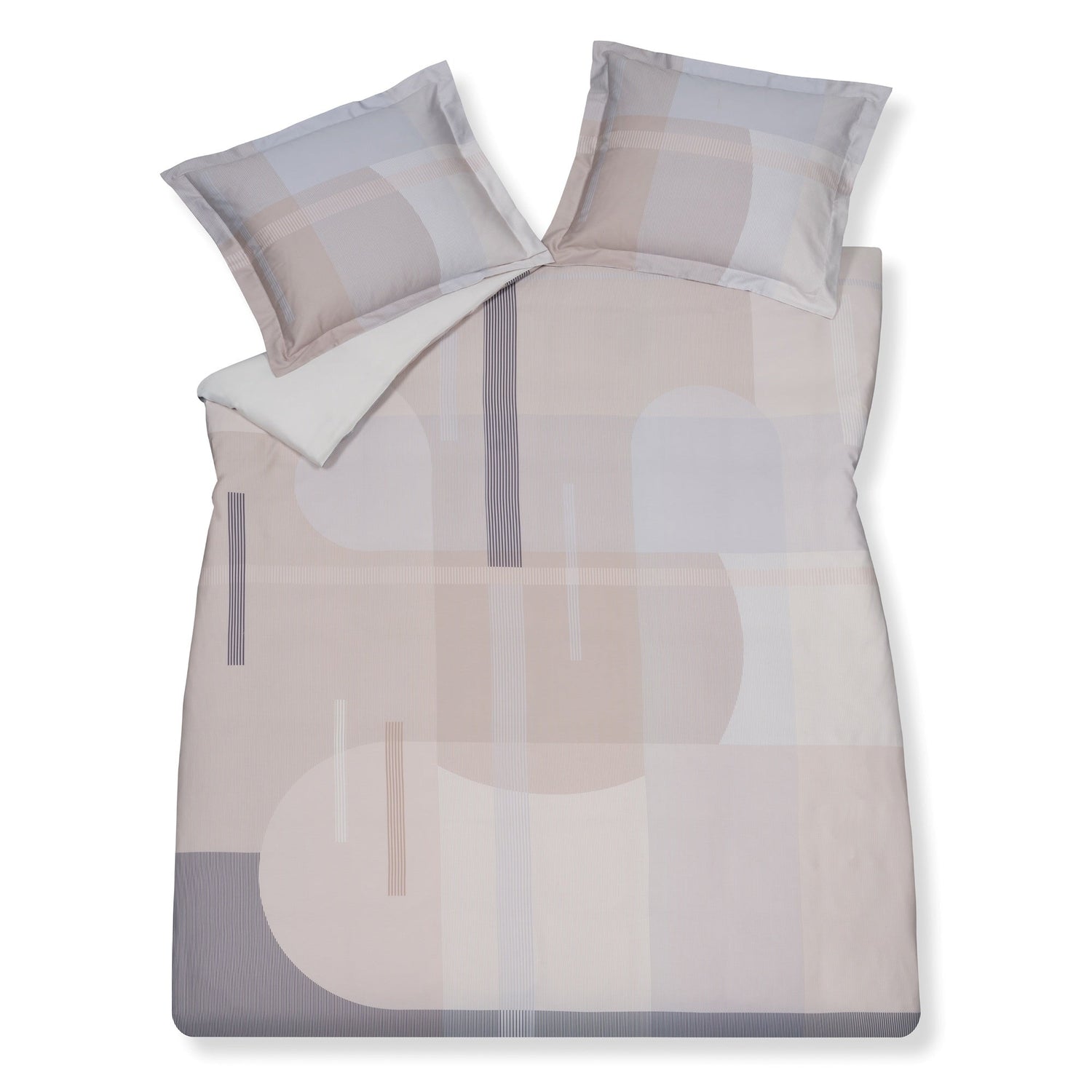 Lush Lagoon Dekbedovertrek Linen | 140 x 200|220 cm | Beige