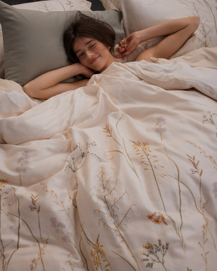 Soothing Dreams Dekbedovertrek Sand | 140 x 200|220 cm | Beige