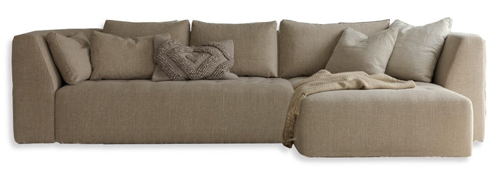 Sits Cleo 2-Zits Bank + Chaise Longue Beige