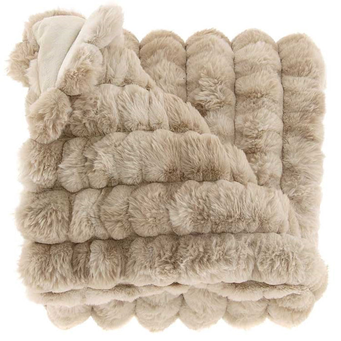 Unique Living - Plaid Kylian - 130x160cm - Latte