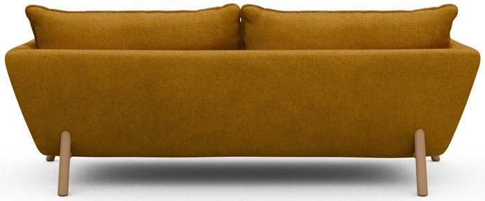 Kragelund Hasle 3-zits Bank Oker Bouclé | Eiken
