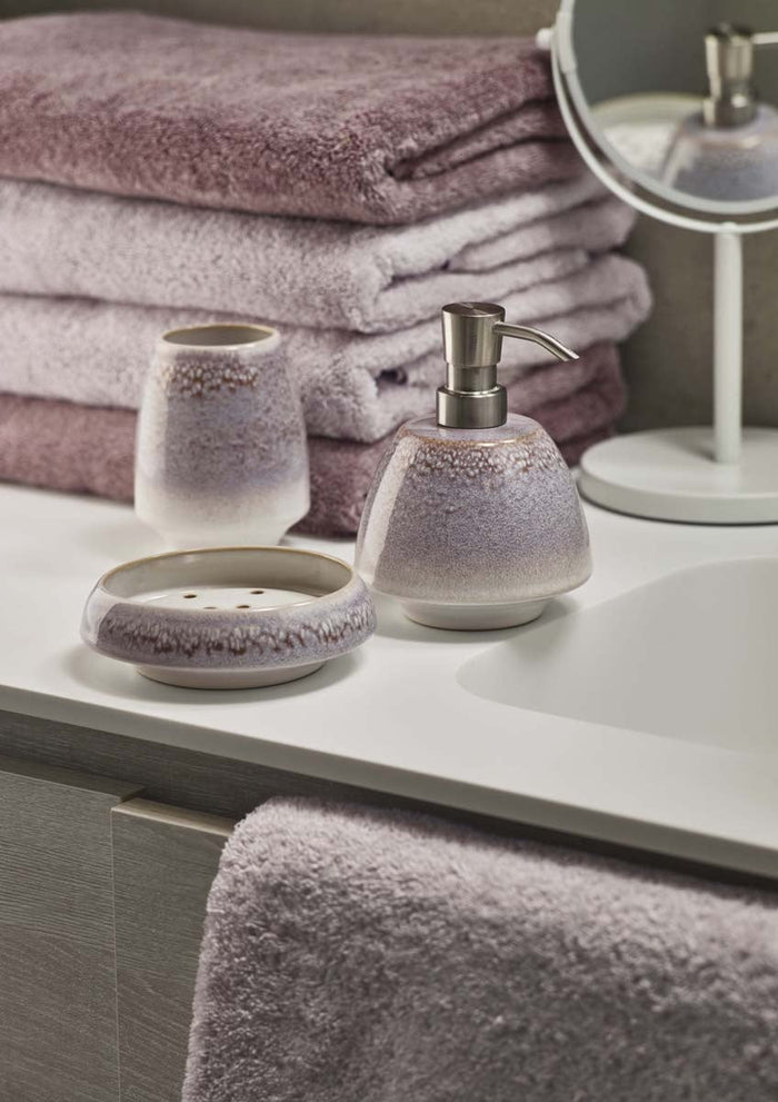 Figo Zeepdispenser Malva | Paars | Stoneware