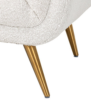 Richmond Interiors Huxley Bankstel Wit Bouclé