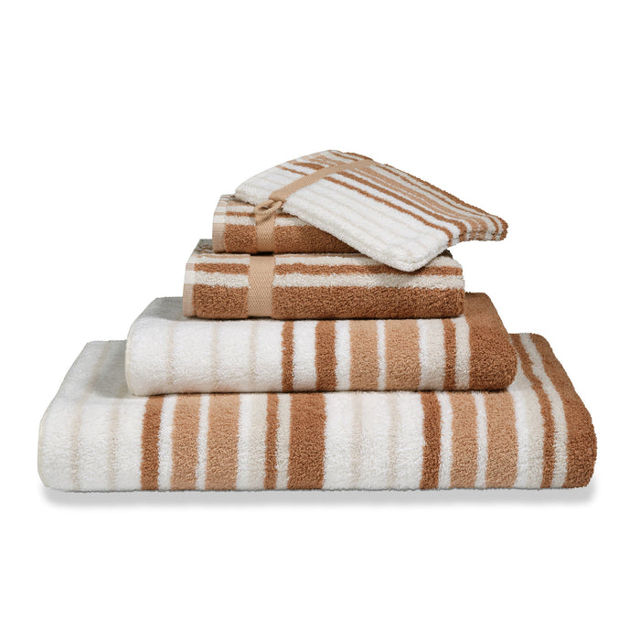 Pakketdeal: 6x Gastendoek Ontario Praline | Wit | Beige | Bruin