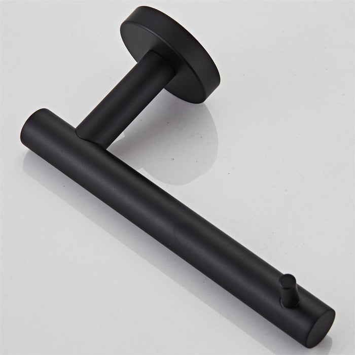 XIVADA Toiletrolhouder Juna - Zelfklevend - Rvs - Zwart