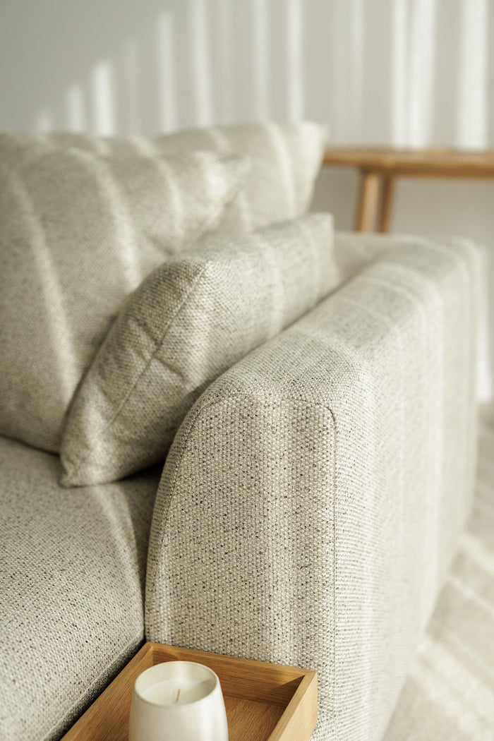 Sits Milou Natural 3-zits Hoekbank met Tray Rechts