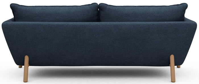 Kragelund Hasle 3-zits Bank Blauw Bouclé | Eiken