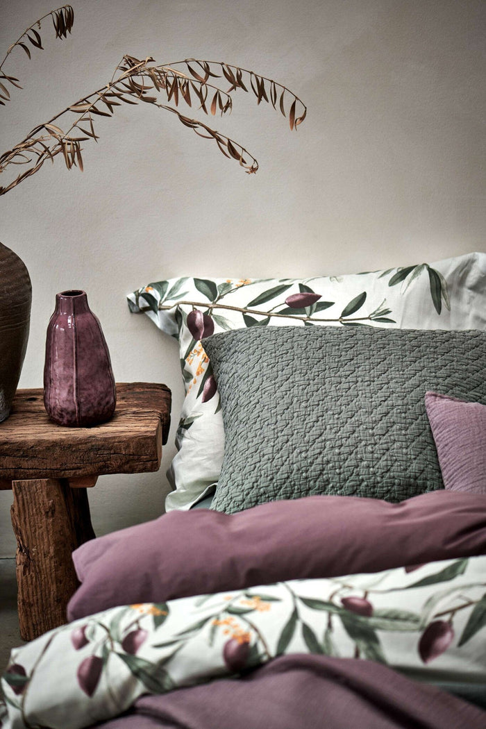 Washed Cotton Dekbedovertrek Peppercorn | 140 x 200|220 cm | Paars