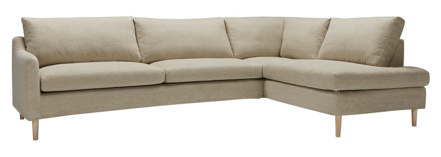 Sits Elis 2-zits + Divan Hoekbank Rechts Beige
