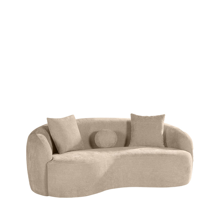 LABEL51 - Bank Novo 2,5-Zits - Clay Elite - Zwart Hout