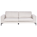 Beliani - VADSTENA - Driezitsbank - Lichtbeige - Polyester