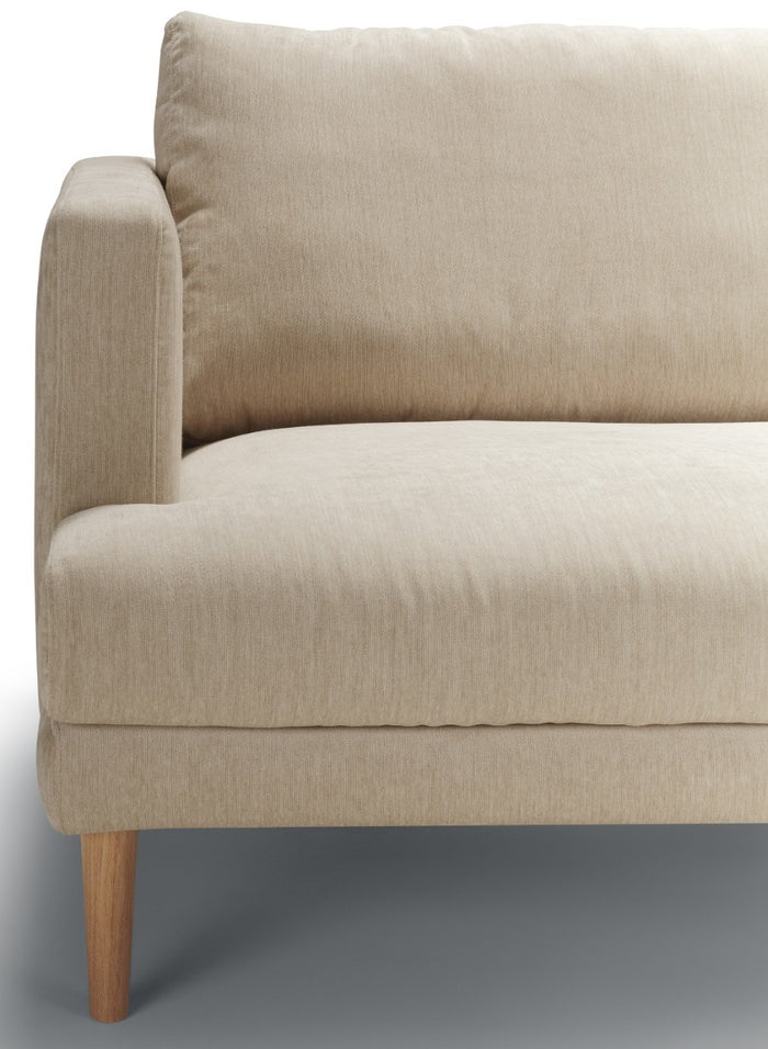 Sits Britt 2.5-Zits Bank + Chaiselongue Natur