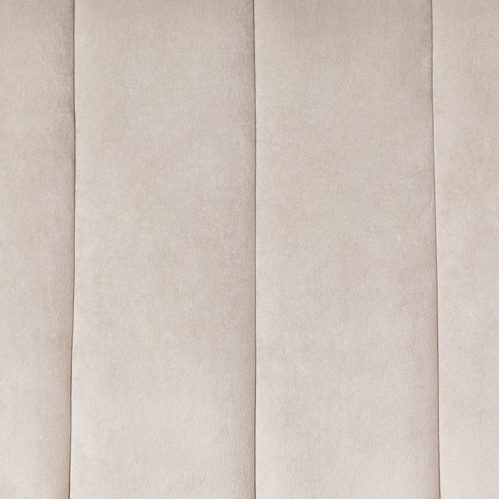 Beliani - MALUNG - Driezitsbank - Beige - Fluweel