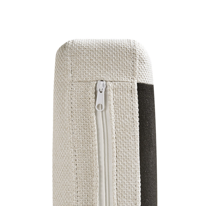 Beliani - EWRON - Chaise longue - Lichtbeige - Linkszijdig - Stof