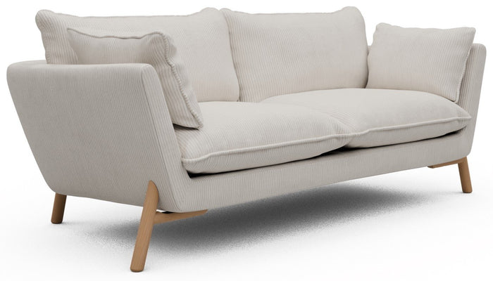 Kragelund Hasle 2-zits Bank Ivory Corduroy | Eiken