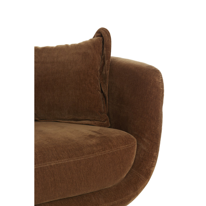 Light & Living - Bank BRAILA - 236x105x80cm -Bruin