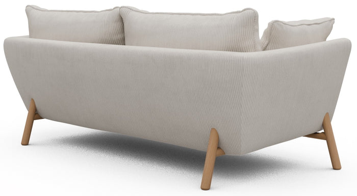 Kragelund Hasle 2-zits Bank Ivory Corduroy | Eiken