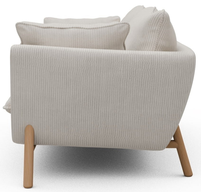 Kragelund Hasle 2-zits Bank Ivory Corduroy | Eiken