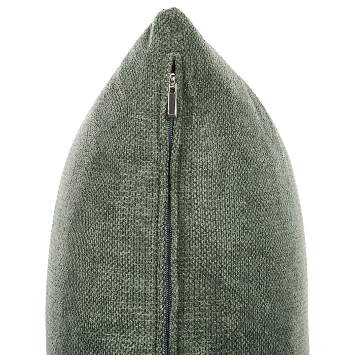 Beliani - MATILA - Driezitsbank - Groen - Stof