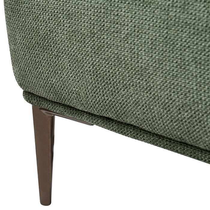 Beliani - MATILA - Driezitsbank - Groen - Stof