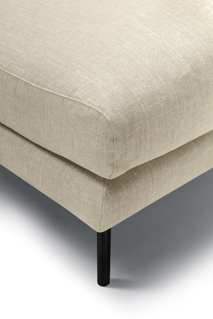 Sits Britt 2.5-Zits Bank + Chaiselongue Flax Natur