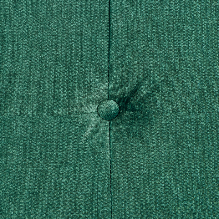 Beliani - BYSKE - Driezitsbank - Groen - Polyester