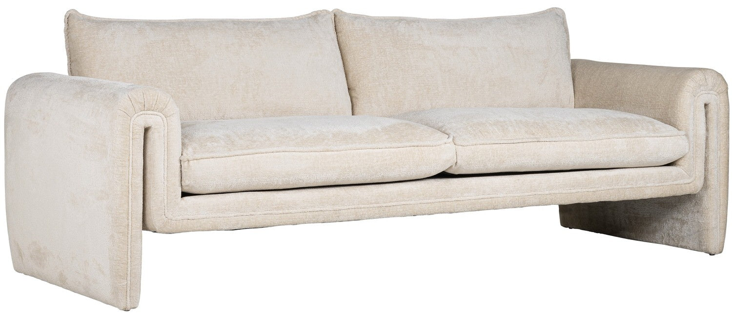 Richmond Interiors Sandro Wit Chenille 3-zits Bank