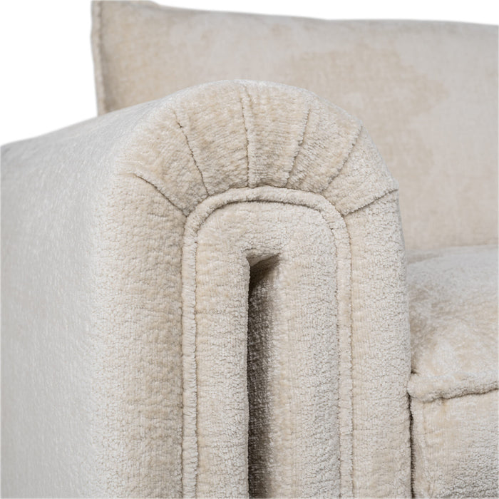 Richmond Interiors Sandro Wit Chenille 3-zits Bank