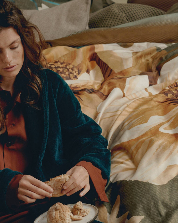 Home Pique Sprei Martini Olive | 270 x 250 cm | Groen | Katoen