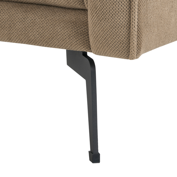 Beliani - NAPPA - Tweezitsbank - Lichtbruin - Polyester