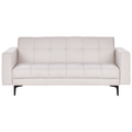 Beliani - ALNES - Slaapbank - Gebroken wit - Polyester