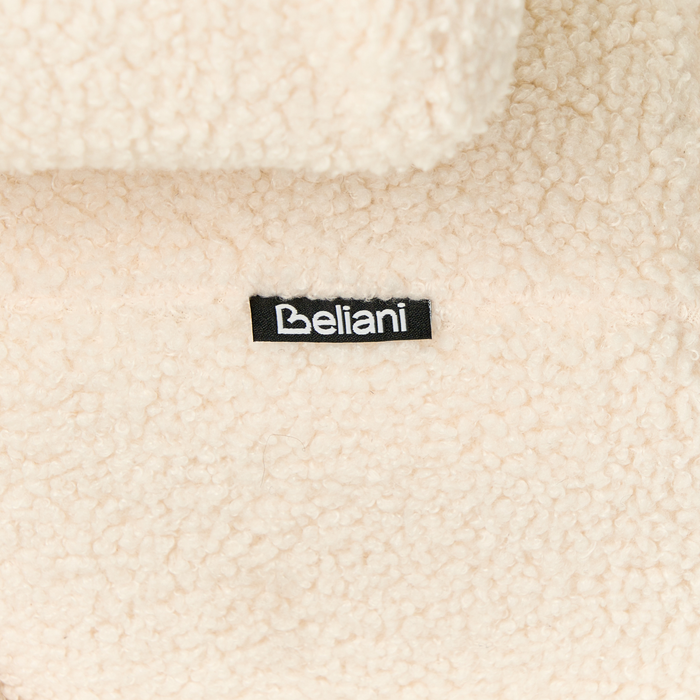 Beliani - TAMRE - Tweezitsbank - Gebroken wit|Lichtbruin - Bouclé