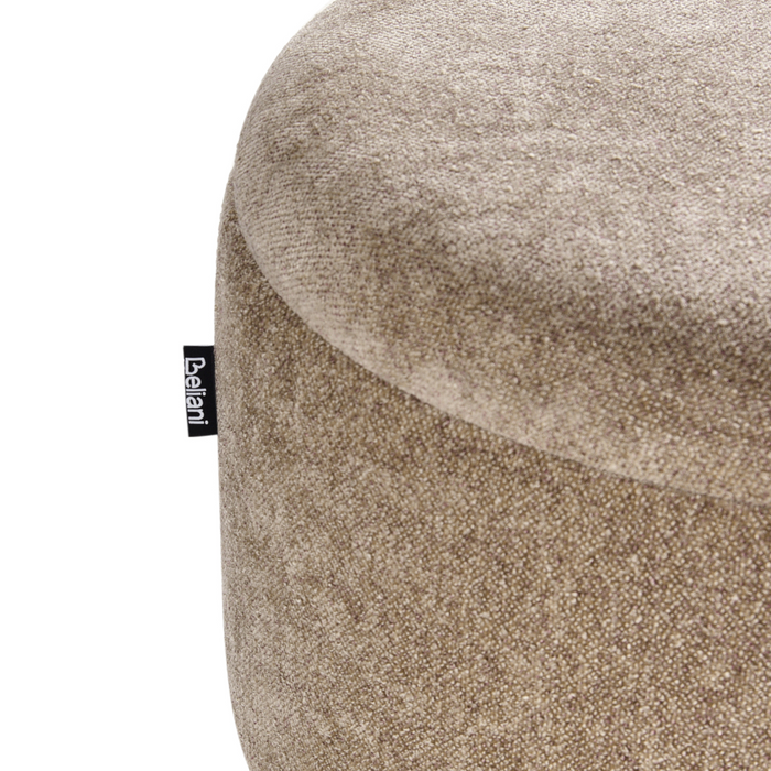 Beliani - OKLAHOMA - Bankje met opbergruimte - Lichtbruin - Chenille