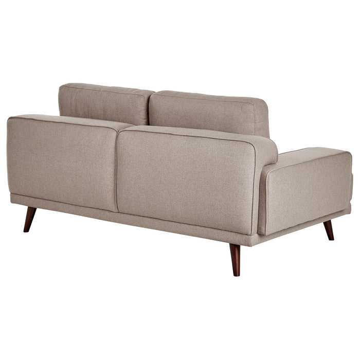Beliani - DALUM - Tweezitsbank - Bruin - Polyester