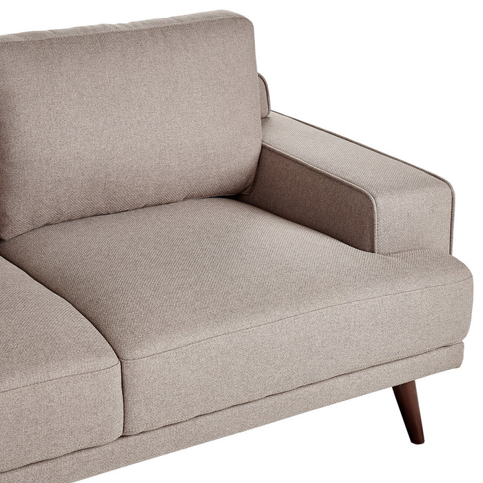 Beliani - DALUM - Tweezitsbank - Bruin - Polyester